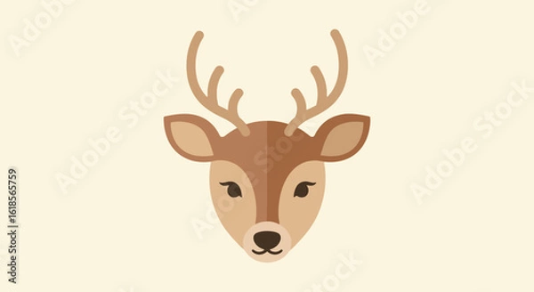 Fototapeta face deer