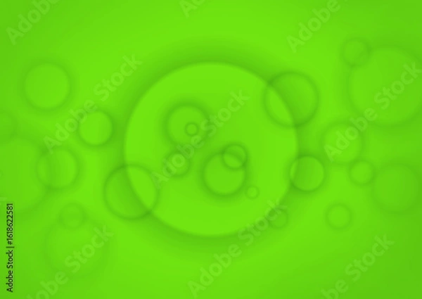 Obraz 医療科学バイオ研究の顕微鏡細胞の世界_緑