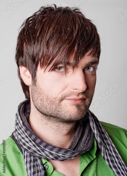 Obraz man hairdressing