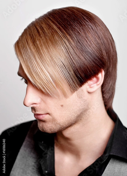 Obraz man hairstyle