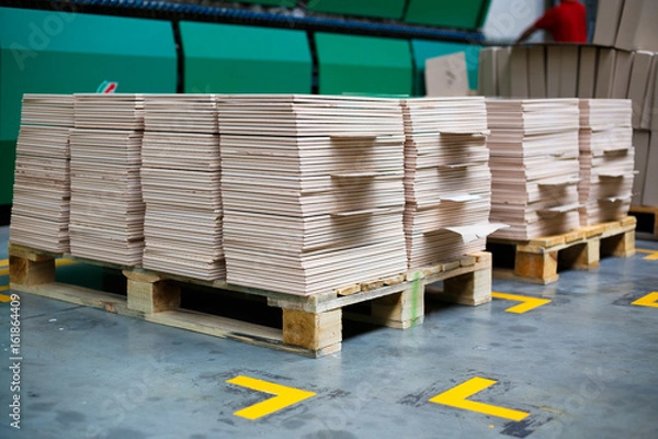 Obraz New Stacked Ceramic tiles on a pallet