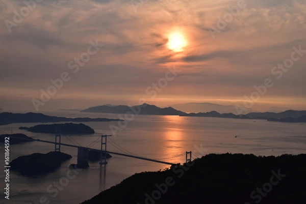 Fototapeta しまなみの夕陽