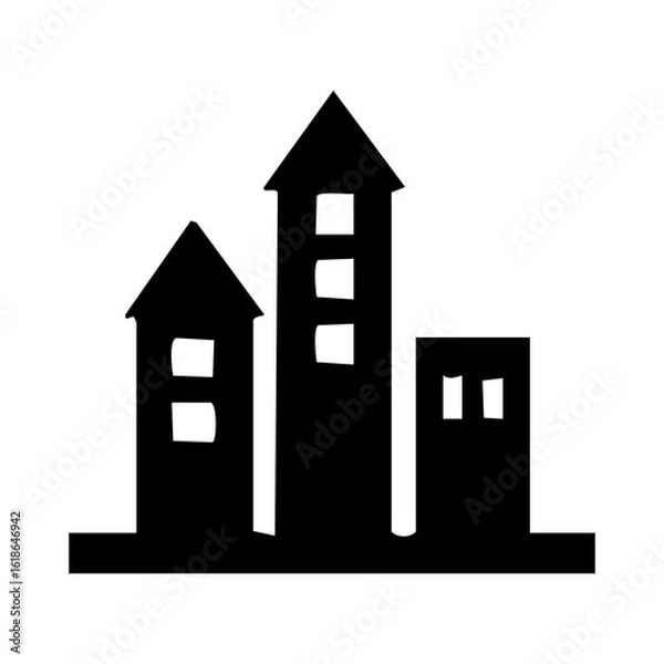 Fototapeta house icon set