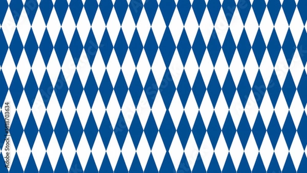 Obraz bavarian diamond pattern seamless background