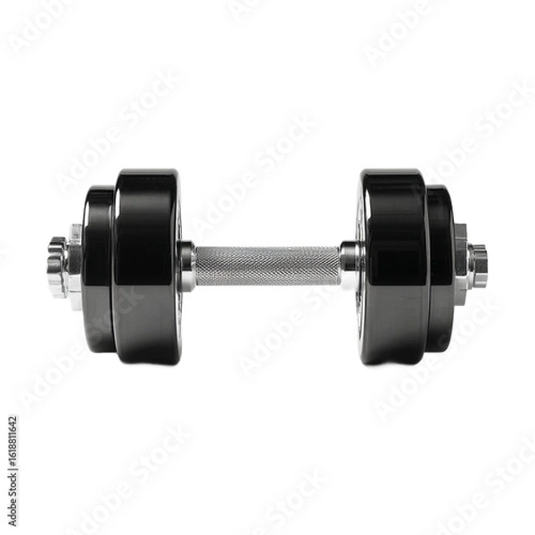 Obraz Dumbbell isolated on transparent background