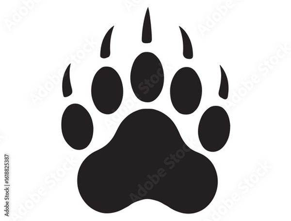 Obraz BEAR PAW SILHOUETTE