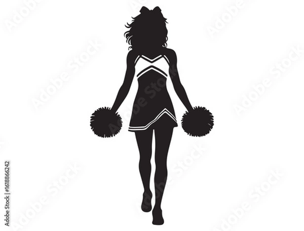 Obraz CHEERLEADER SILHOUETTE