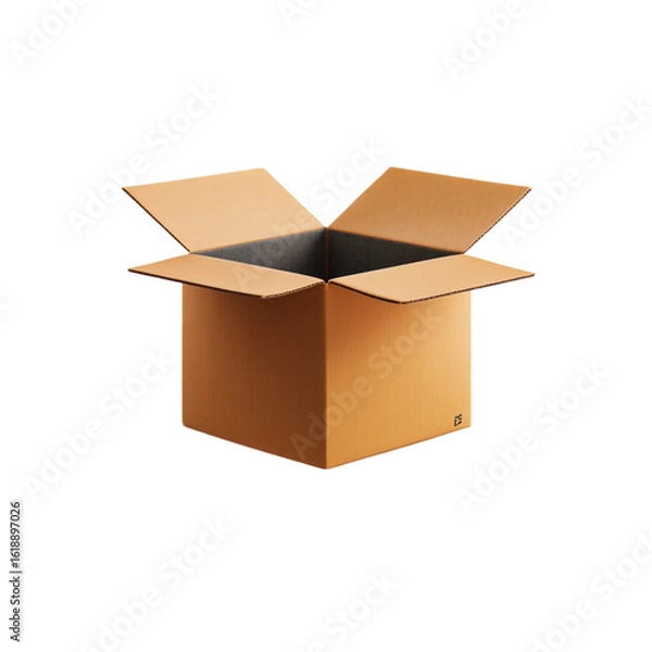 Fototapeta Open Product Box Icon Isolated on Transparent Background