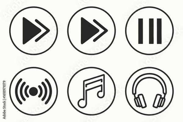 Fototapeta buttons for web vector