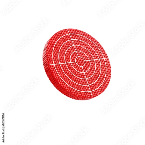 Obraz red plastic ball