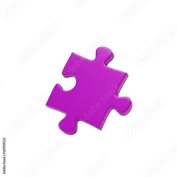 Obraz red puzzle piece