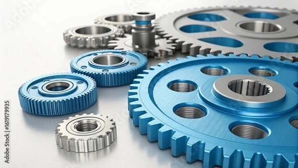 Obraz gears and cogs