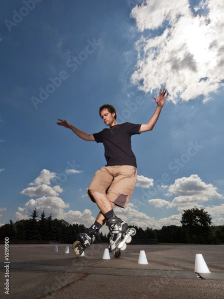 Fototapeta Rollerskater