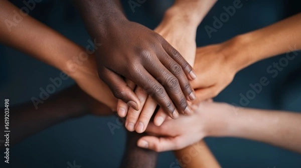 Fototapeta friend in need, People and society. United Strength: Community Coming Together to Support Friend in Crisis