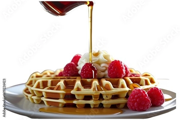 Fototapeta cake with cherry on top