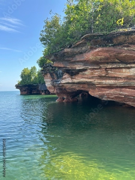 Fototapeta rocks in the water