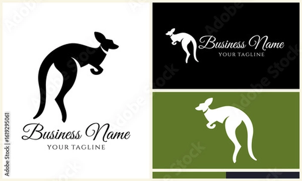 Obraz Kangaroo Logo Design Variations. (5)