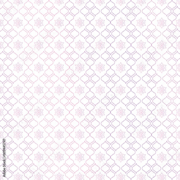 Fototapeta Geometric Pastel Pattern Vector Backgrounds Set — Seamless Abstract Tile Designs