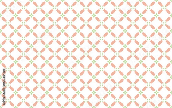 Fototapeta Geometric Pastel Pattern Vector Backgrounds Set — Seamless Abstract Tile Designs