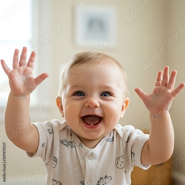 Fototapeta Tiny Hands, Gigantic Joy