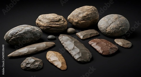 Fototapeta Whispers of Stone: A Flint Legacy