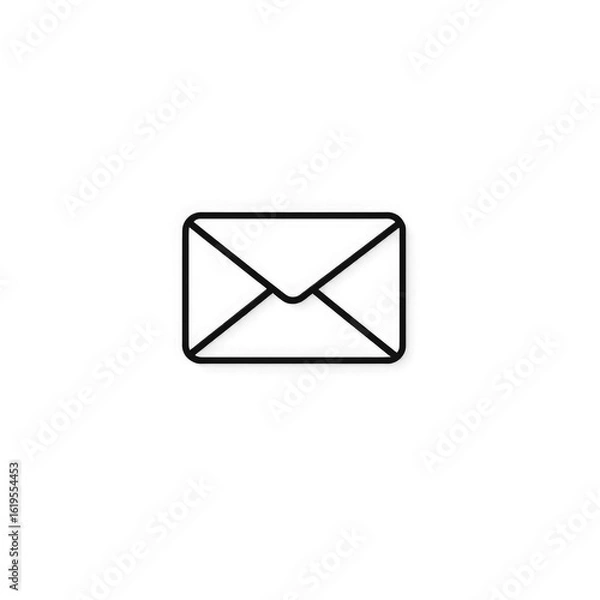 Obraz e mail icon with transparent background PNG and JPEG image	