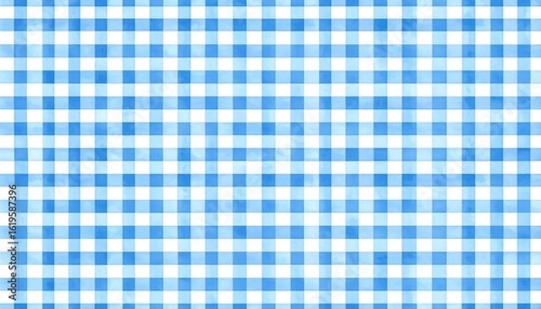 Obraz Light blue gingham pattern