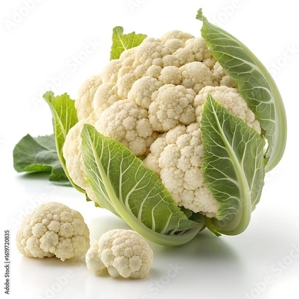 Obraz cauliflower isolated on white