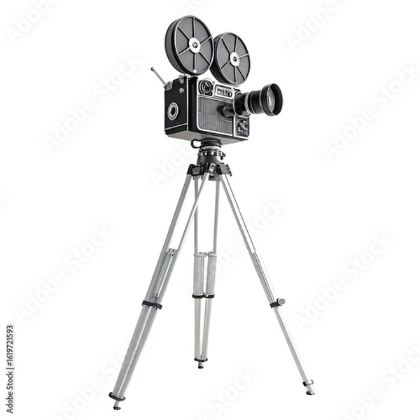 Obraz old movie camera