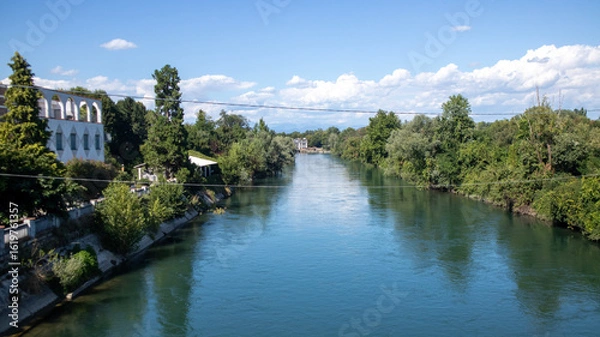 Obraz Muzza River in Cassano d'Adda, Lombardy, Italy