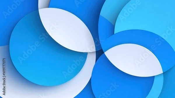 Obraz Blue Gradient Abstract Background Inspired by Technology Design