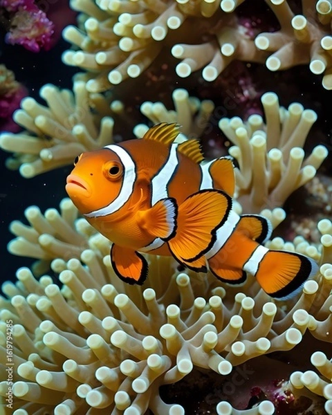 Obraz clown fish in aquarium