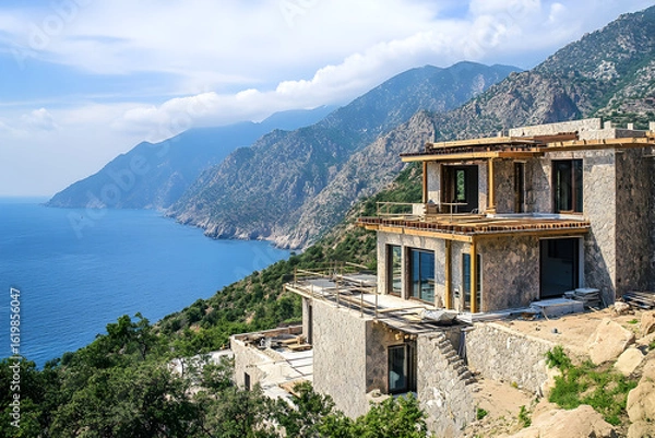 Obraz mountain house in the mountains