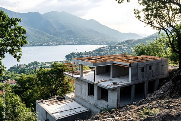 Obraz lake como italy