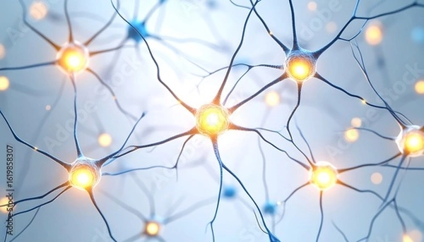 Obraz Complex network of neurons