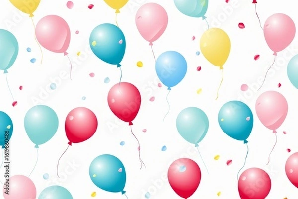 Obraz Pattern of colored balloons