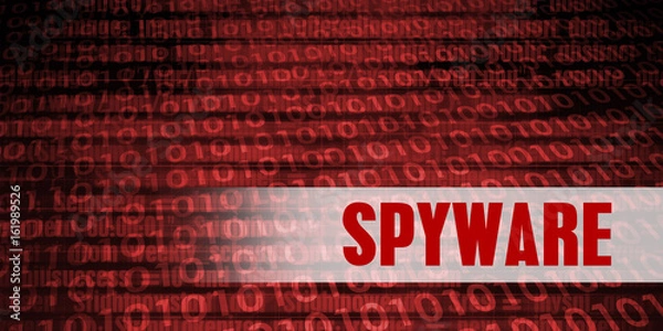Fototapeta Spyware Security Warning