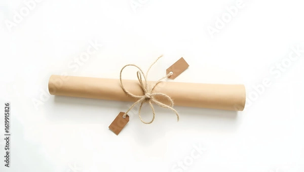 Fototapeta Diploma with ribbon