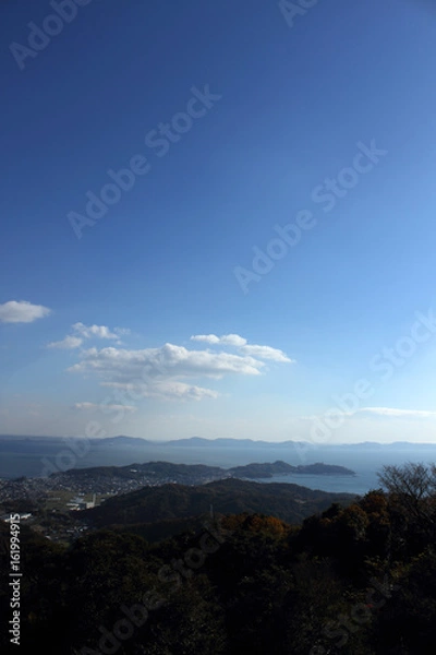 Obraz 山頂からの風景