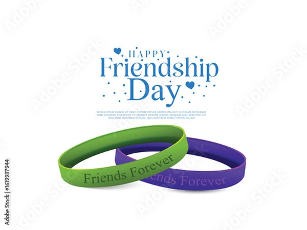 Obraz Friendship day illustration vector art