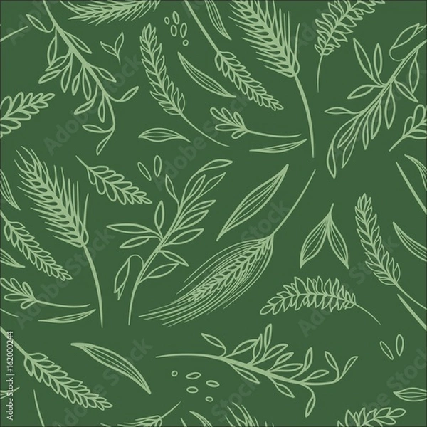 Obraz Vector Agriculture Seamless Pattern