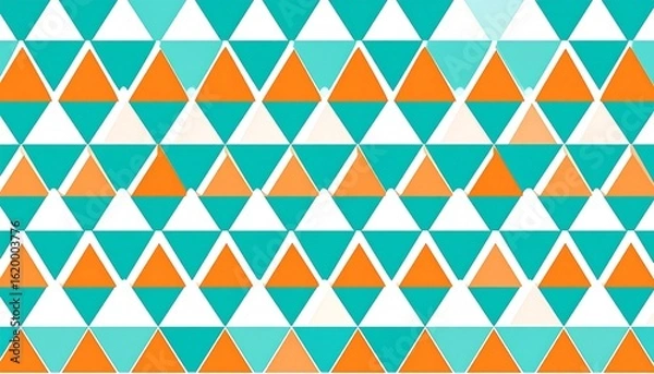 Fototapeta Geometric pattern of triangles