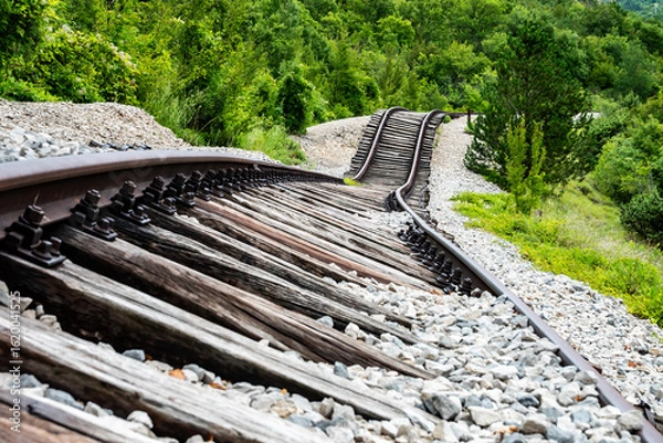 Obraz abandoned railway