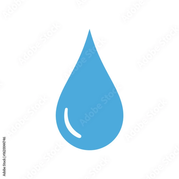 Fototapeta water drop vector illustration