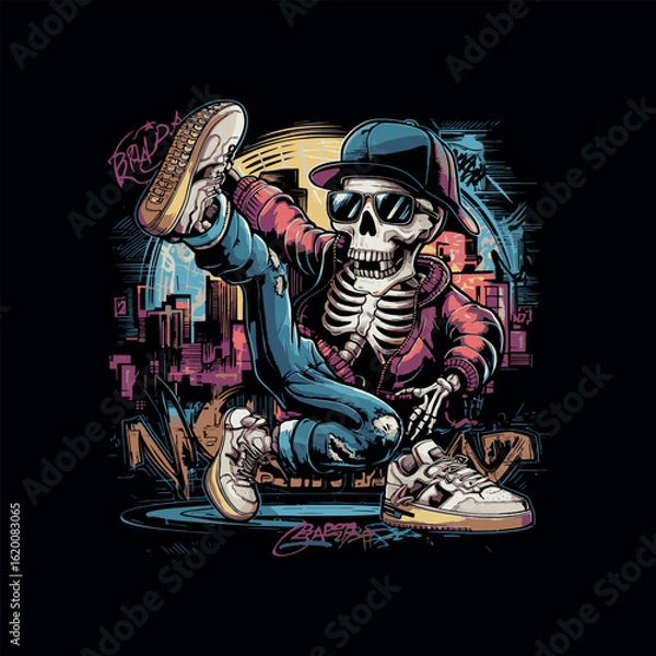 Fototapeta skull vector