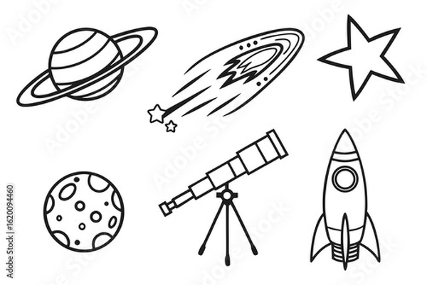 Obraz rocket in space