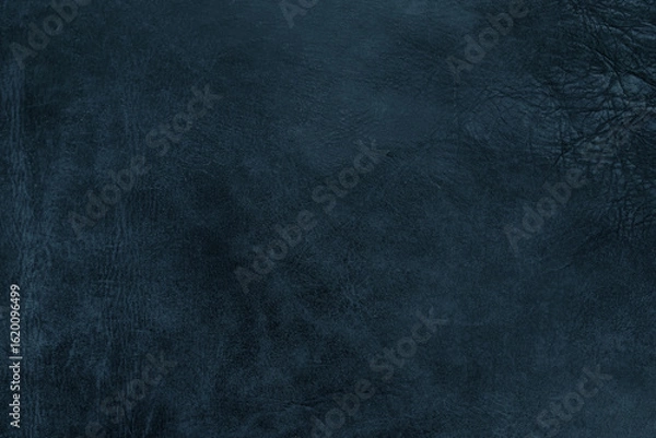 Obraz Beautiful blue background with leather texture