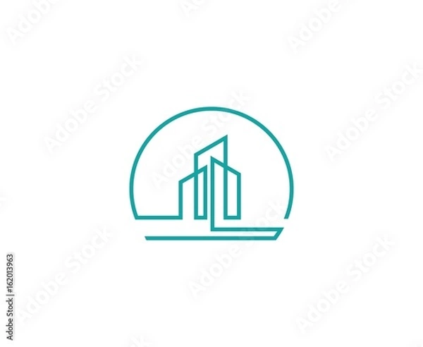 Fototapeta Building logo