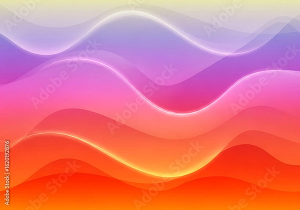 Fototapeta "Abstract Blend Background Designs | Smooth Gradient Color Fusion Templates for Digital Art & Graphic Design"