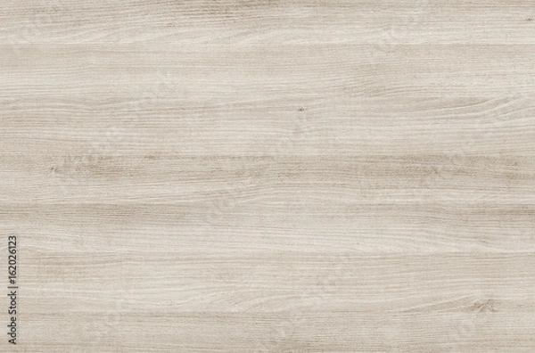 Fototapeta White washed soft wood surface as background texture